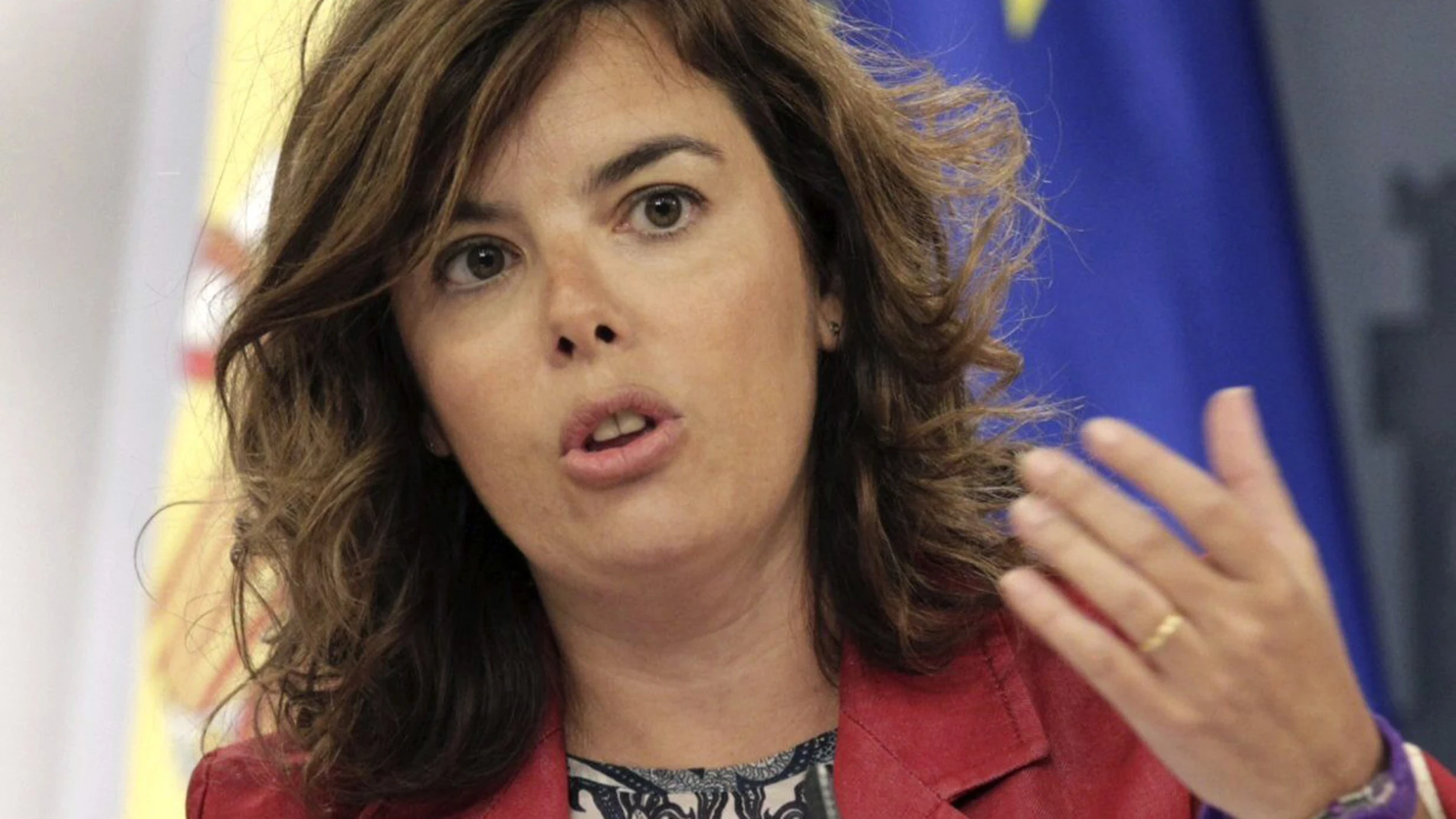 La vicepresidenta del Gobierno, Soraya Sáenz de Santamaría La vicepresidenta del Gobierno, Soraya Sáenz de Santamaría