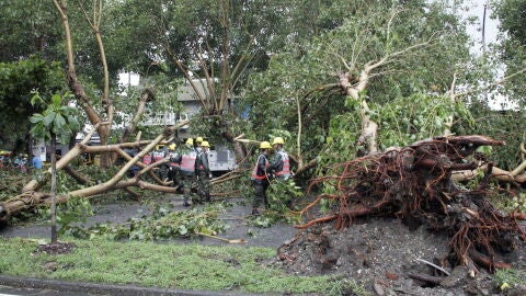 Consecuencias del tif&oacute;n en Taiw&aacute;n