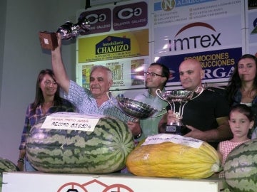 Un fruto de 85,650 kilos ha ganado el tradicional concurso de sandías y melones de Villanueva de la Serena