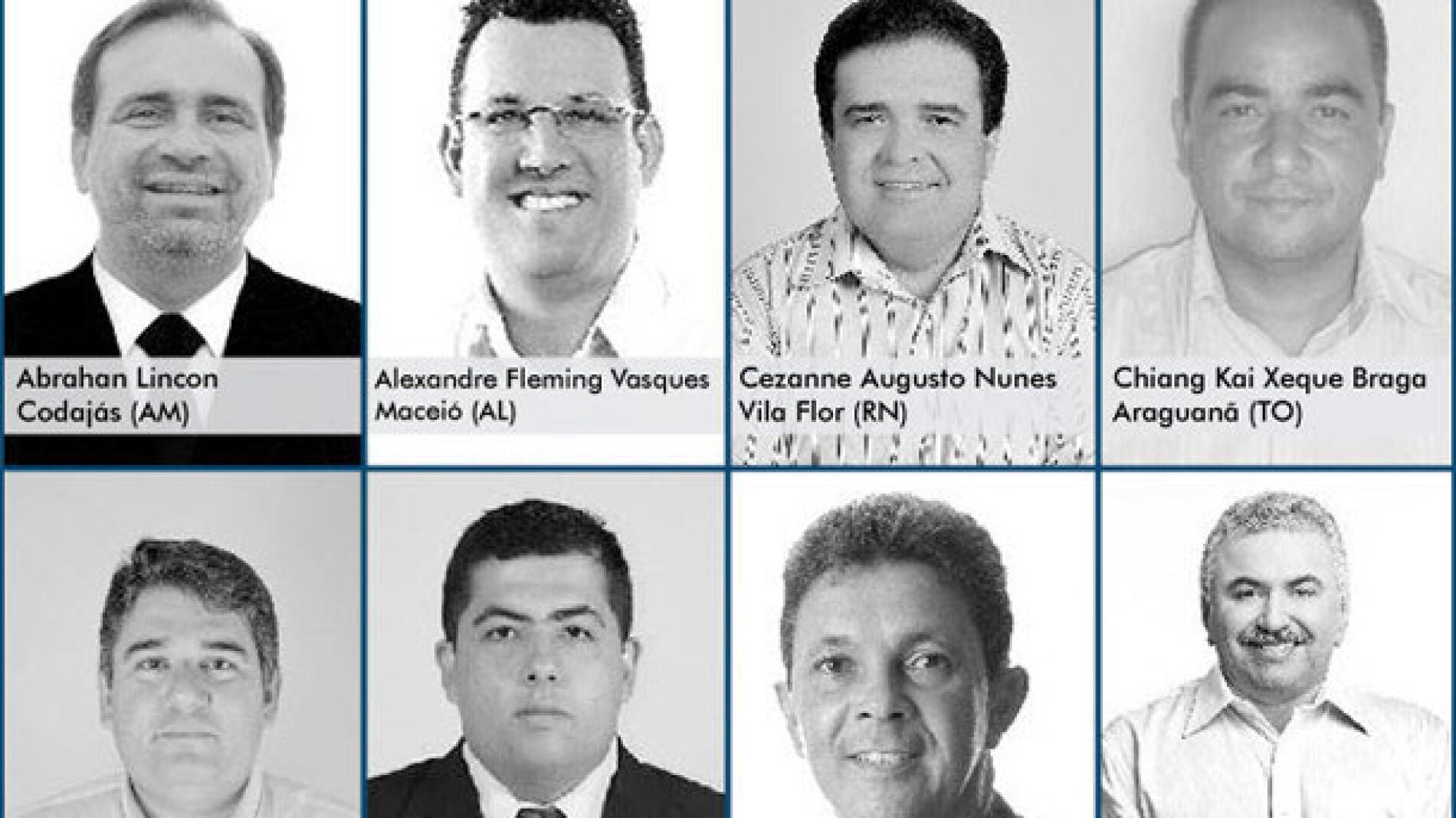 Fotos de algunos de los candidatos