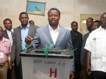 El presidente de Togo Faure Gnassingbé. El presidente de Togo Faure Gnassingbé.