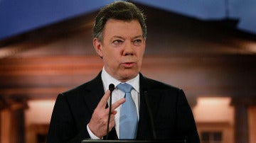 El presidente de Colombia José Manuel Santos