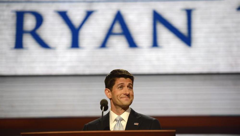 Ryan en la tercera jornada de la Convención Nacional Republicana