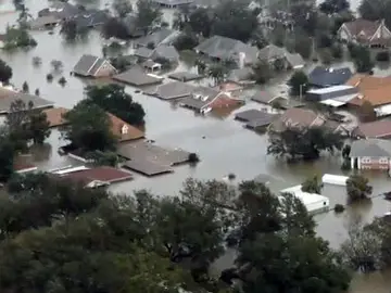 Imagen aérea de las consecuencias de 'Isaac' Imagen aérea de las consecuencias de 'Isaac'