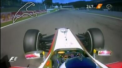 De la Rosa rueda en Spa