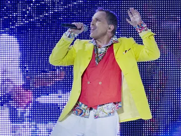 Miguel Bosé en un concierto durante este verano. Miguel Bosé en un concierto durante este verano.
