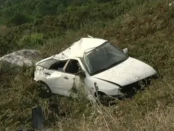 Accidente de tráfico en Pontevedra Accidente de tráfico en Pontevedra