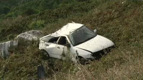 Accidente de tr&aacute;fico en Pontevedra