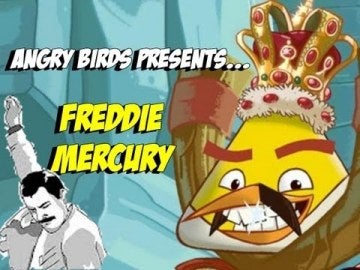 Freddie Mercury se convierte en Angry Bird durante un día por motivos benéficos