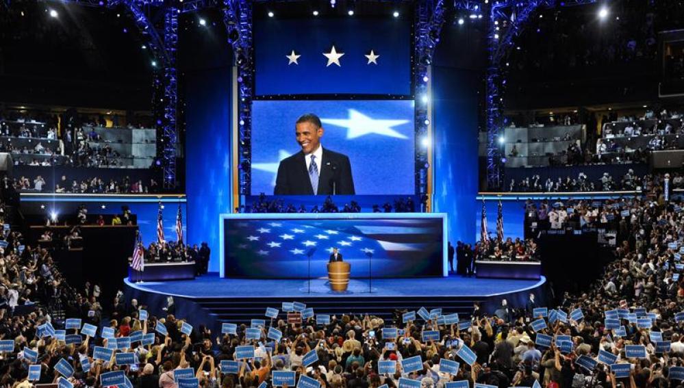 Obama da finalizada la Convención con su discurso