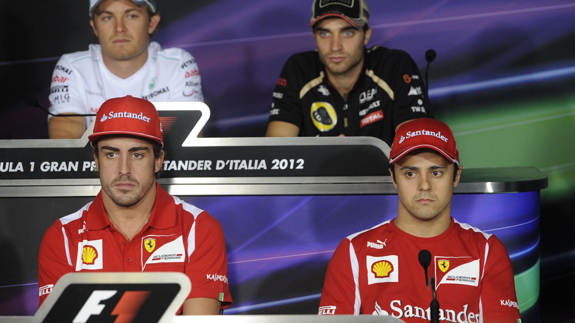 Rueda de prensa de los pilotos en Monza