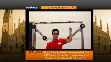 La F1, presente en Monza... y en Twitter