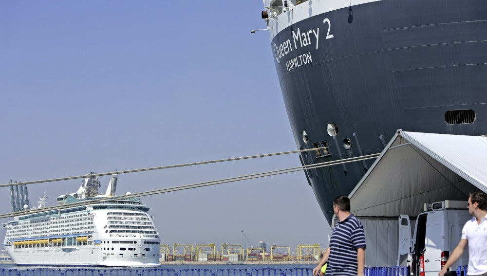 Cruceros en el puerto de Valencia