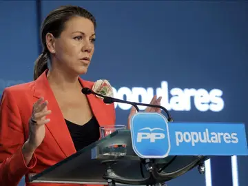 María Dolores de Cospedal tras la reunión semanal de la dirección del PP María Dolores de Cospedal tras la reunión semanal de la dirección del PP