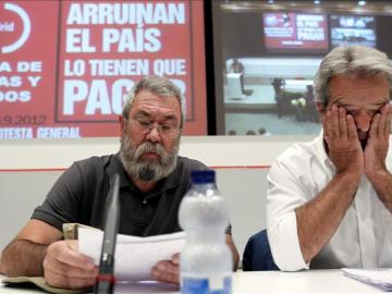 El secretario general de UGT, Cándido Méndez