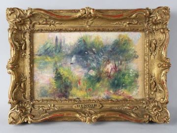 "Paysage bords de Seine", de Pierre Auguste Renoir 