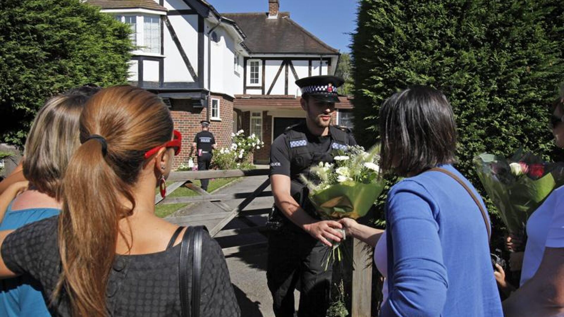 Casa de la familia asesinada