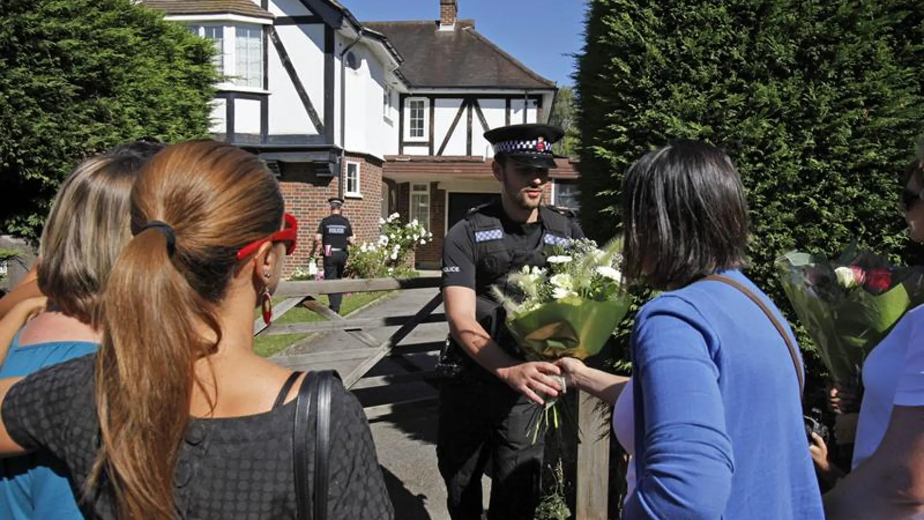 Casa de la familia asesinada Casa de la familia asesinada
