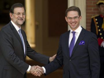 Rajoy y el Primer Ministro finés