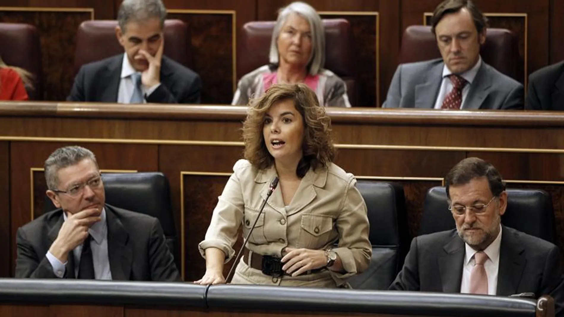 Soraya Sáenz de Santamaría, en el Congreso Soraya Sáenz de Santamaría, en el Congreso