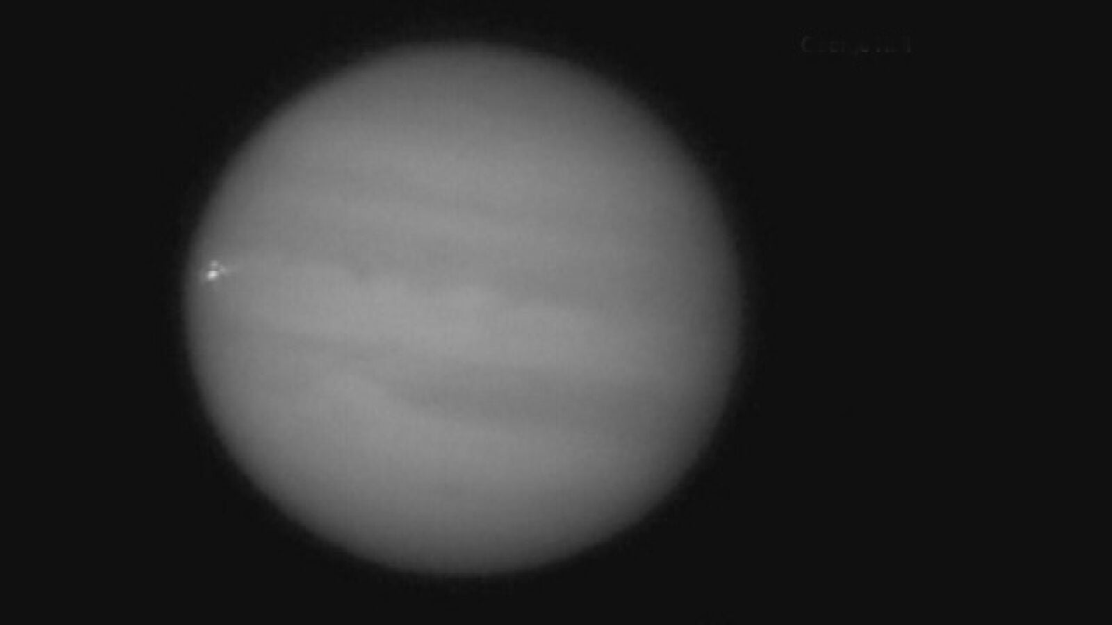 Un aficionado a la Astronomía capta una explosión en Júpiter