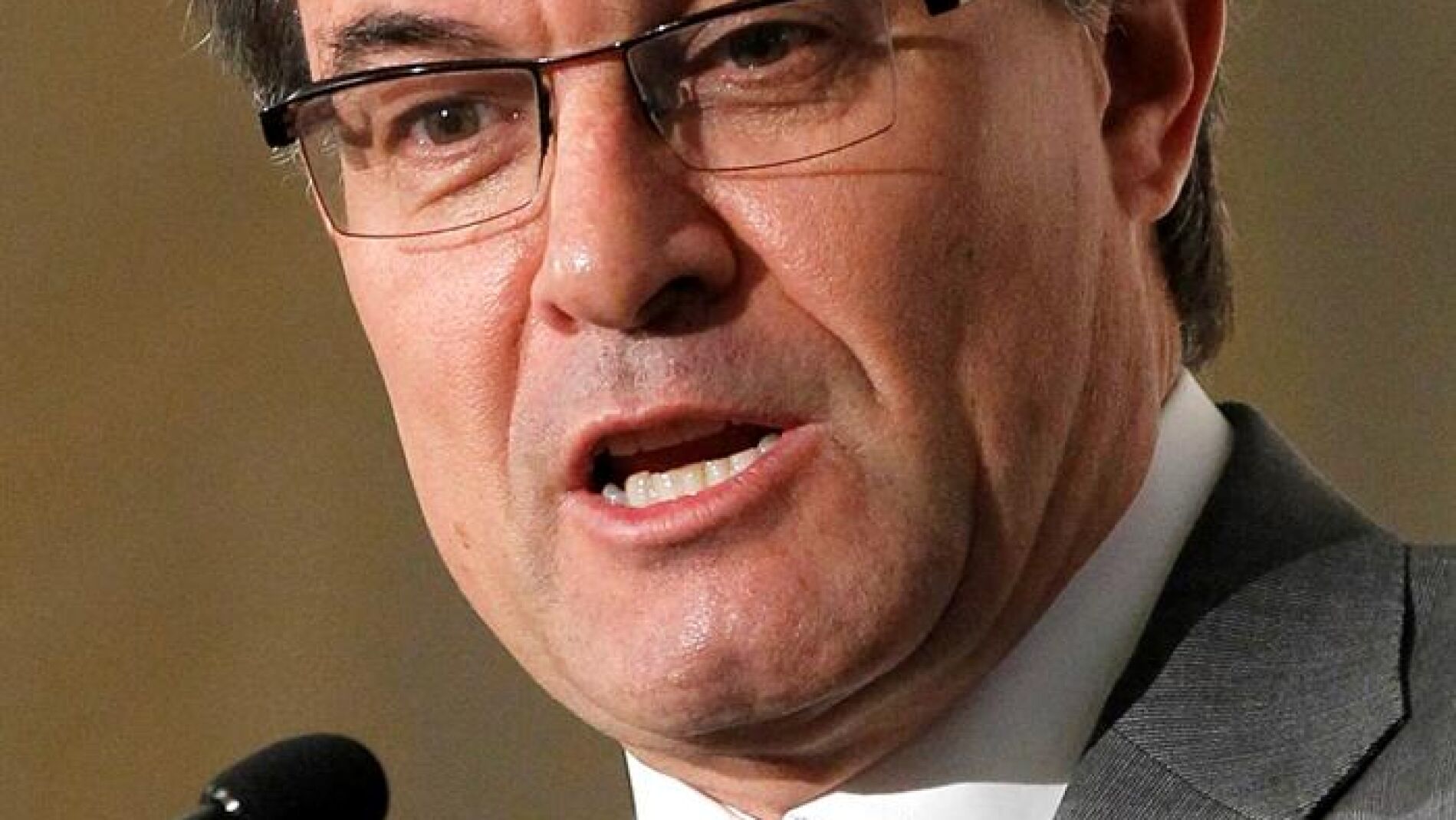 El presidente de la Generalitat, Artur Mas, en el desayuno informativo que organiza el F&oacute;rum Europa.