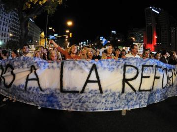 Cacerolada en Argentina