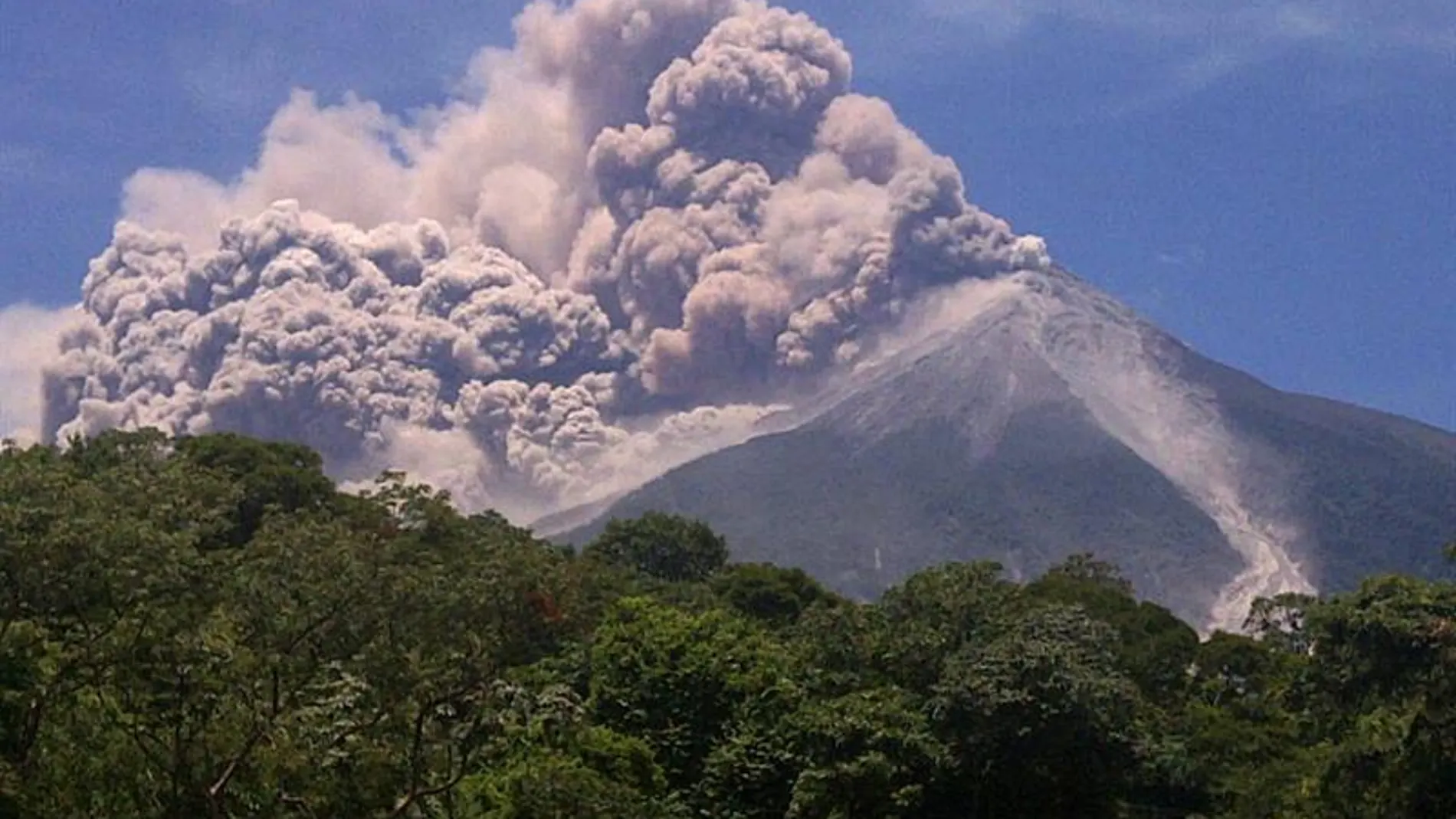 Volcán Fuego en erupción Volcán Fuego en erupción
