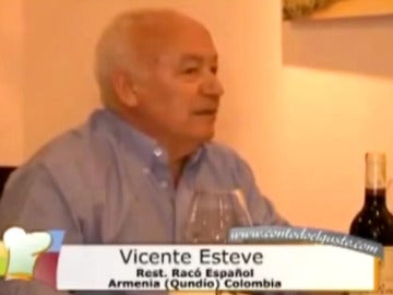 Vicente Esteve en la televisión colombiana