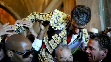 Galapagar celebra el triunfo de José Tomás, 