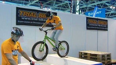 Feria de la bicicleta en Las Rozas, Madrid.