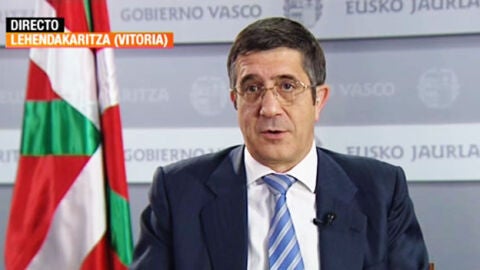 Patxi L&oacute;pez, lehendakari del Gobierno vasco
