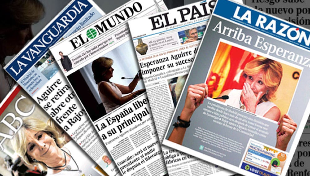 Resumen portadas Esperanza Aguirre