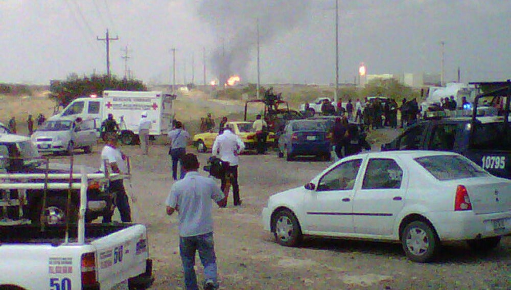 Incendio en Reynosa, México