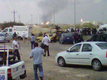 Incendio en Reynosa, México Incendio en Reynosa, México