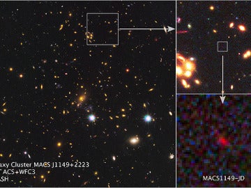 Imagen de la galaxia descubierta