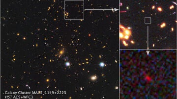 Imagen de la galaxia descubierta