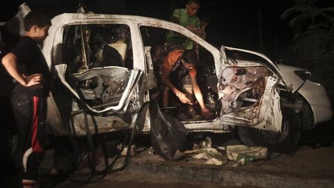 Tres milicianos palestinos muertos en un ataque israel&iacute; en Gaza