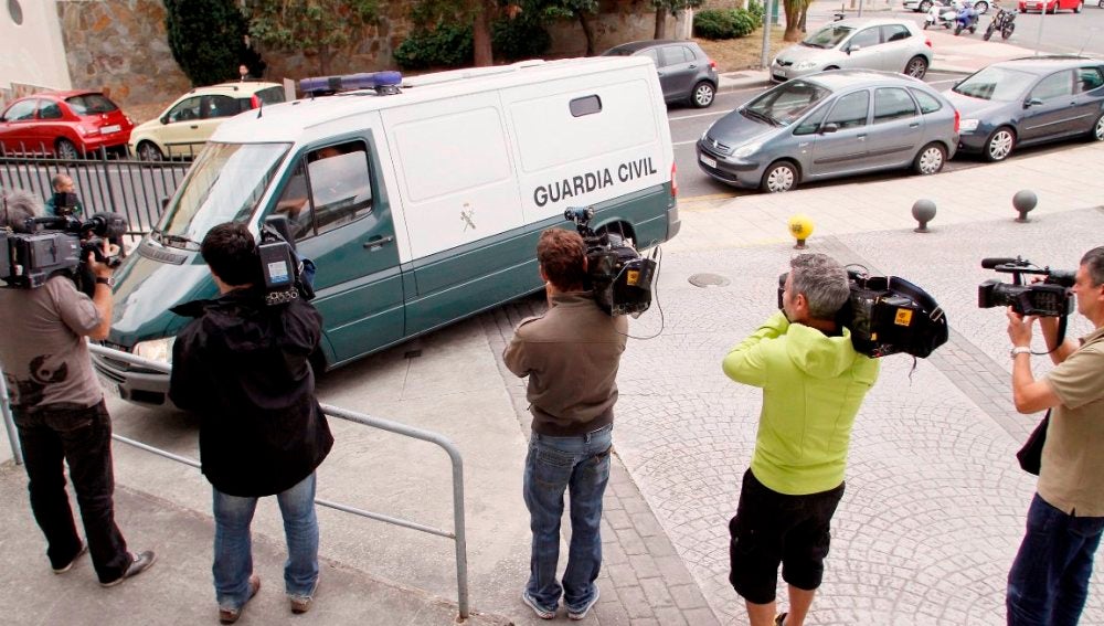 Inmediaciones del Juzgado de Instrucción número uno de Lugo 