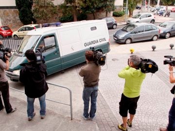 Inmediaciones del Juzgado de Instrucción número uno de Lugo 