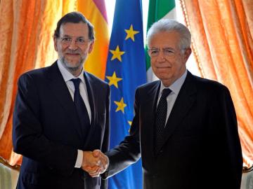 Encuentro entre Mariano Rajoy y Mario Monti Encuentro entre Mariano Rajoy y Mario Monti