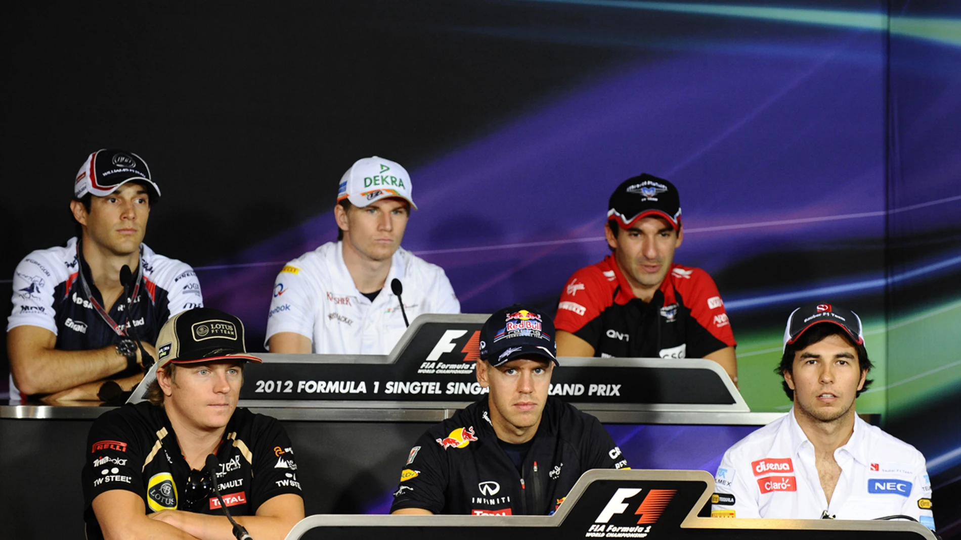 Los pilotos hablan en el GP de Singapur