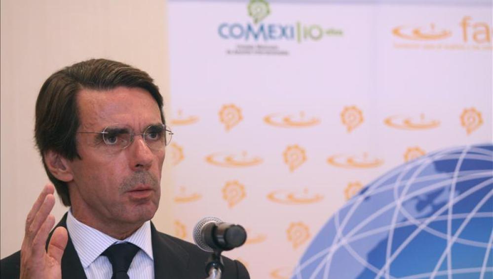 El expresidente del Gobierno, José María Aznar