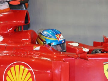 Fernando Alonso en clasificación