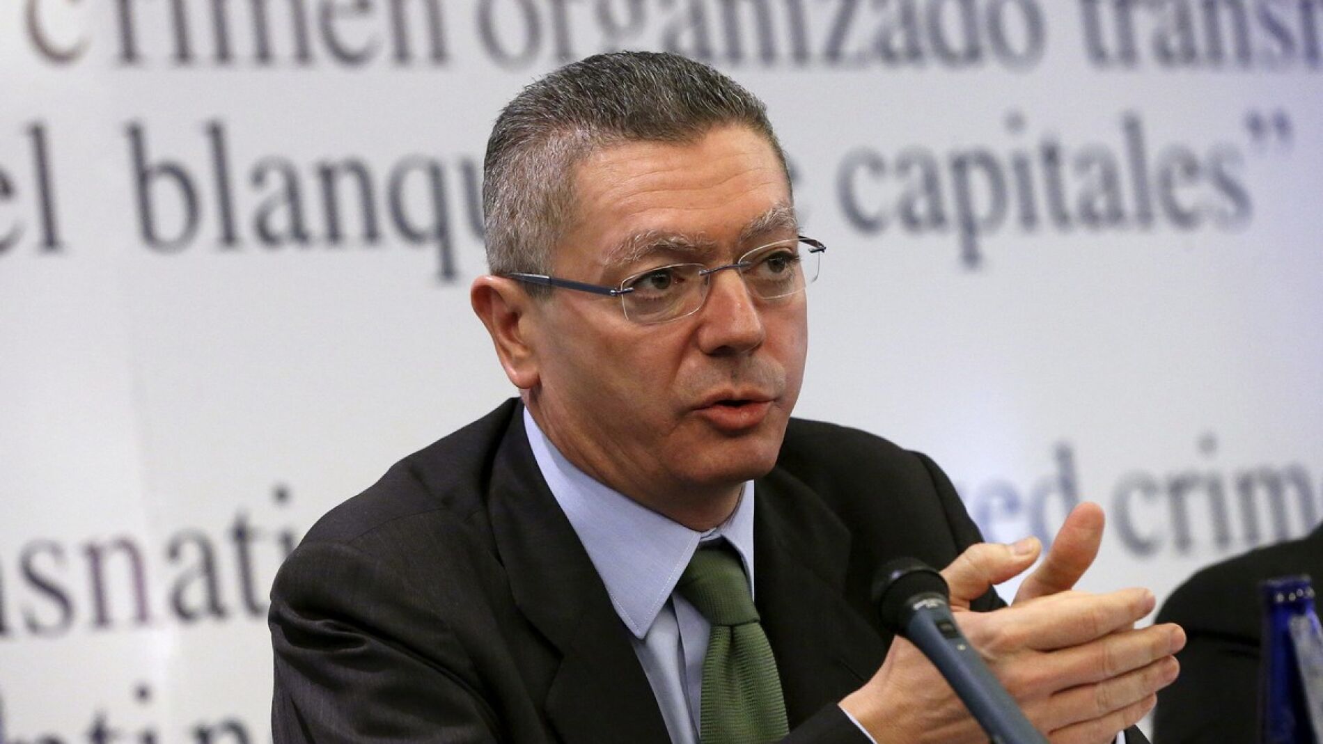 El ministro de Justicia, Alberto Ruiz-Gallard&oacute;n