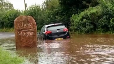 La lluvia y el viento provocan la muerte de una persona en el Reino Unido