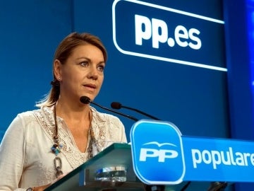 María Dolores de Cospedal ha hecho balance del primer año tras las elecciones generales
