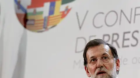 Mariano Rajoy en la rueda de prensa Mariano Rajoy en la rueda de prensa