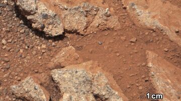 Rocas erosionadas descubiertas por el 'Curiosity'