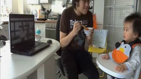 Comiendo a ritmo de 'Gangman Style'